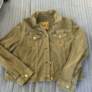 Michael Kors gently worn green jacket